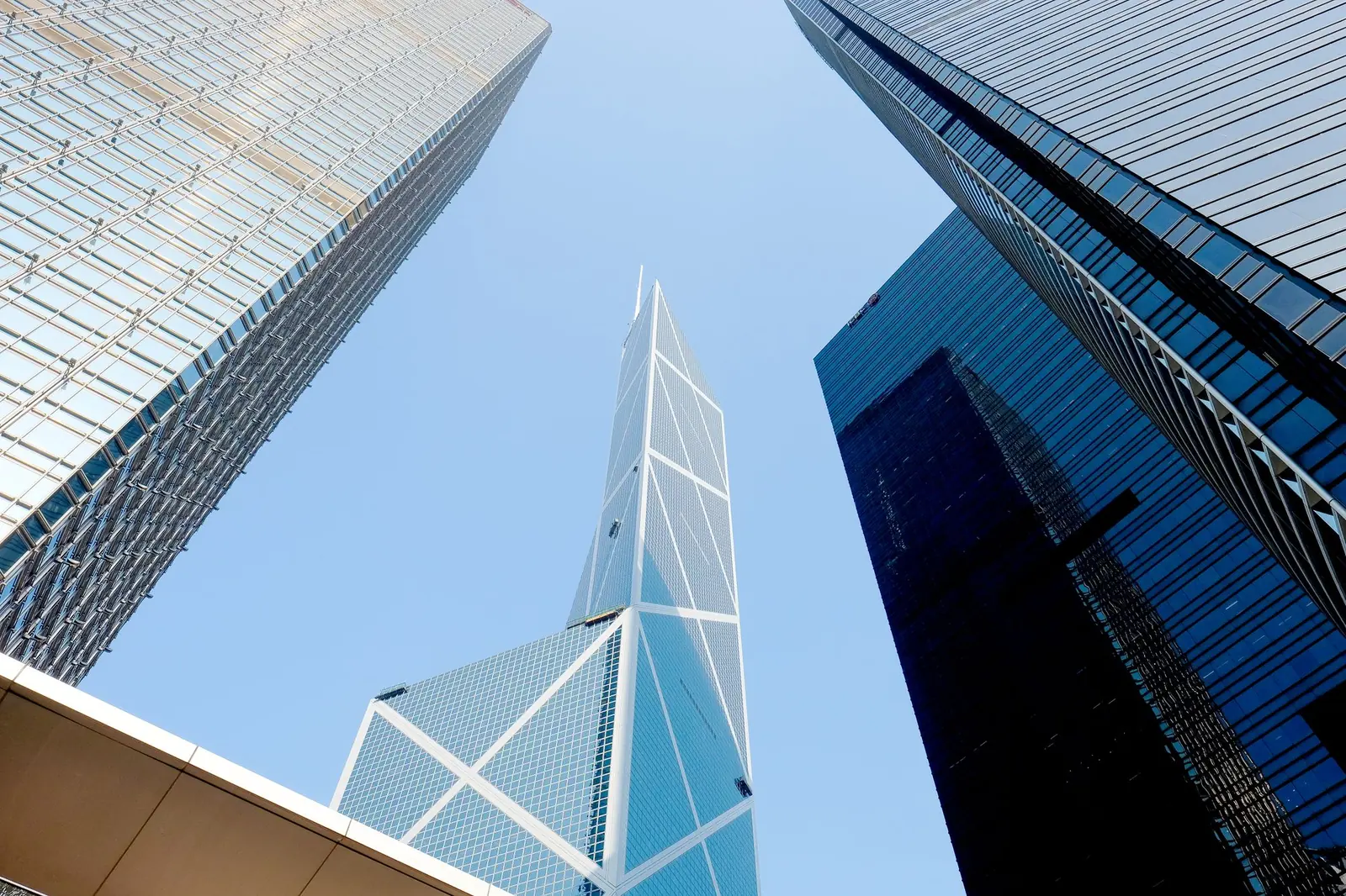 Financial district towers